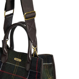 BARBOUR Borsa donna Barrhill in tartan Verde