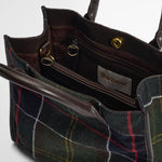 BARBOUR Borsa donna Barrhill in tartan Verde