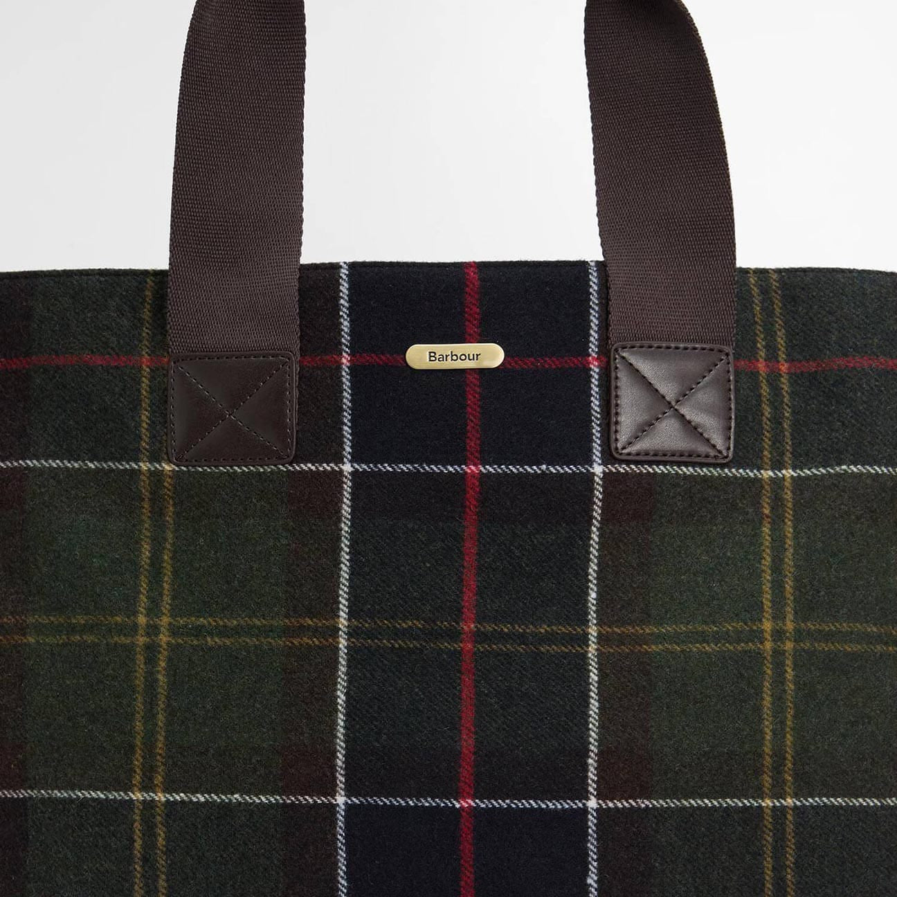 BARBOUR Borsa donna Tote Turnberry in Classic Tartan Verde