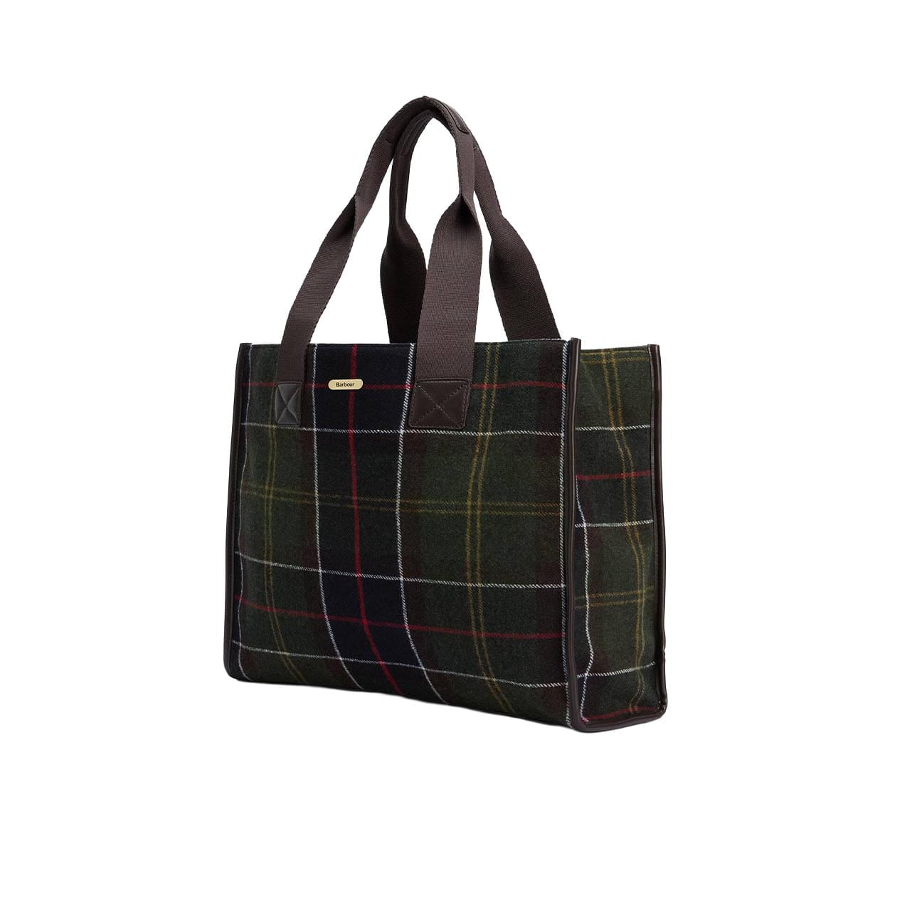 BARBOUR Borsa donna Tote Turnberry in Classic Tartan Verde