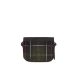 BARBOUR Borsa Whitley in Tartan e pelle