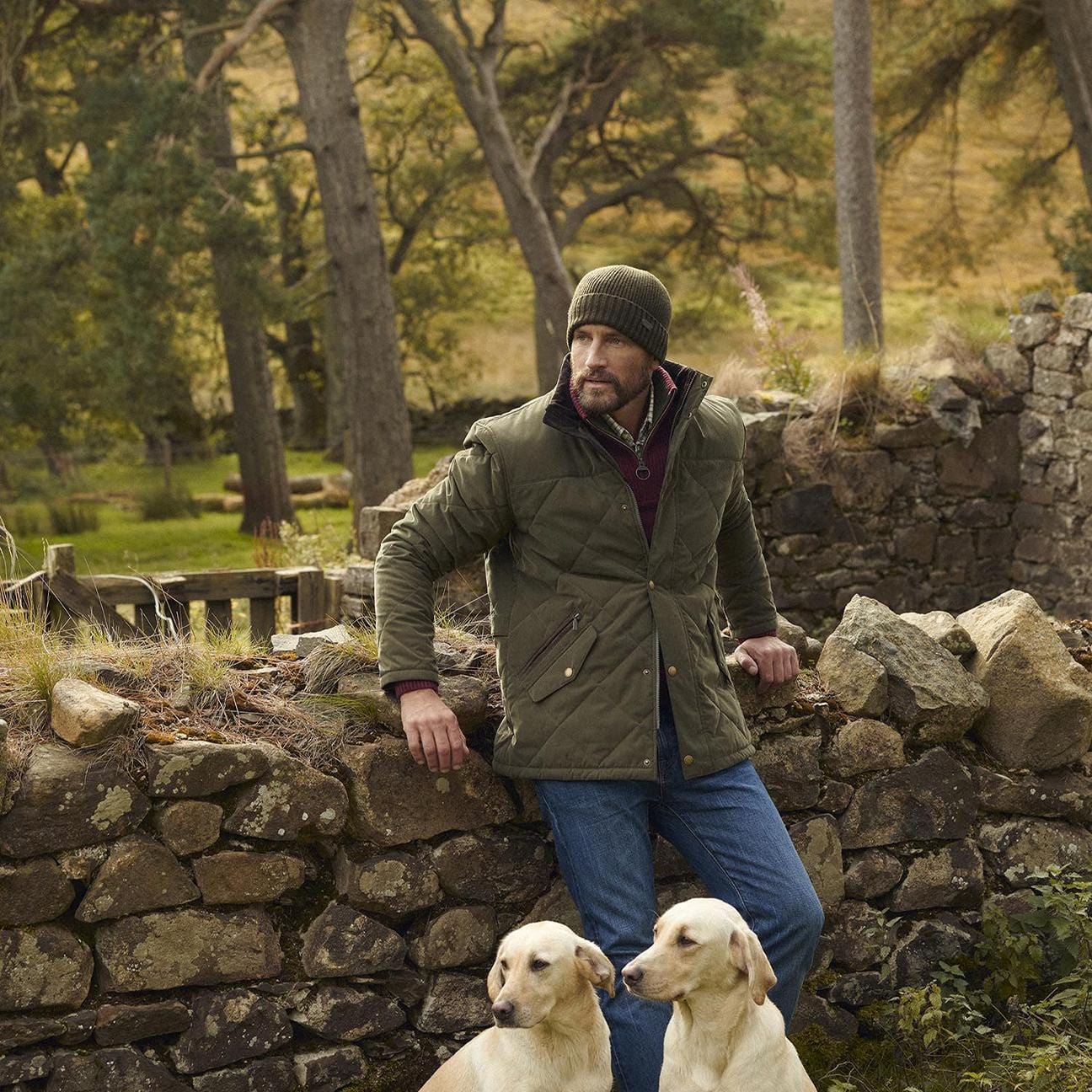 BARBOUR Cappello Carlton Olive