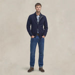 BARBOUR Cardigan uomo Patch Blue