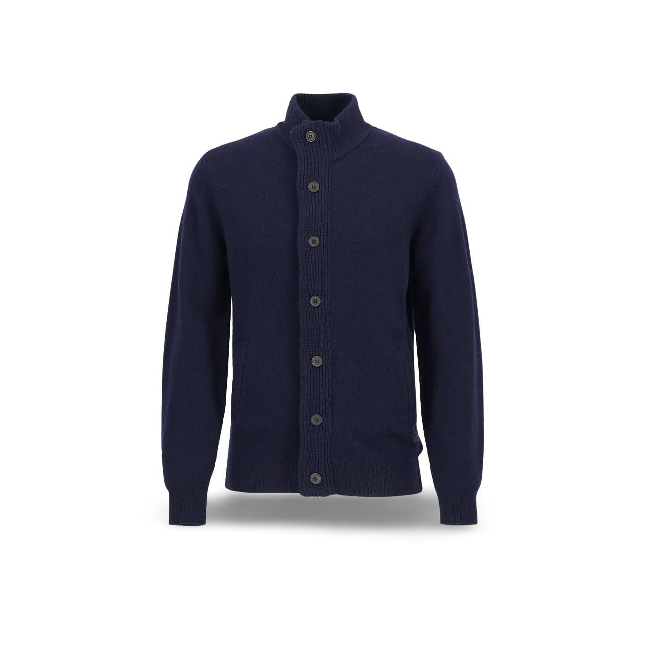 BARBOUR Cardigan uomo Patch Blue