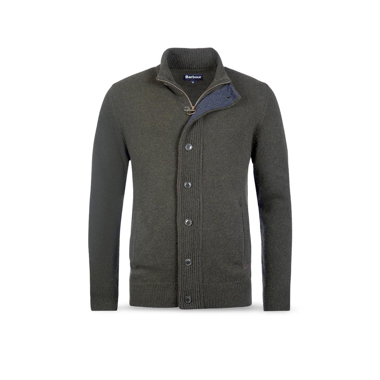 BARBOUR Cardigan uomo Patch Seaweed