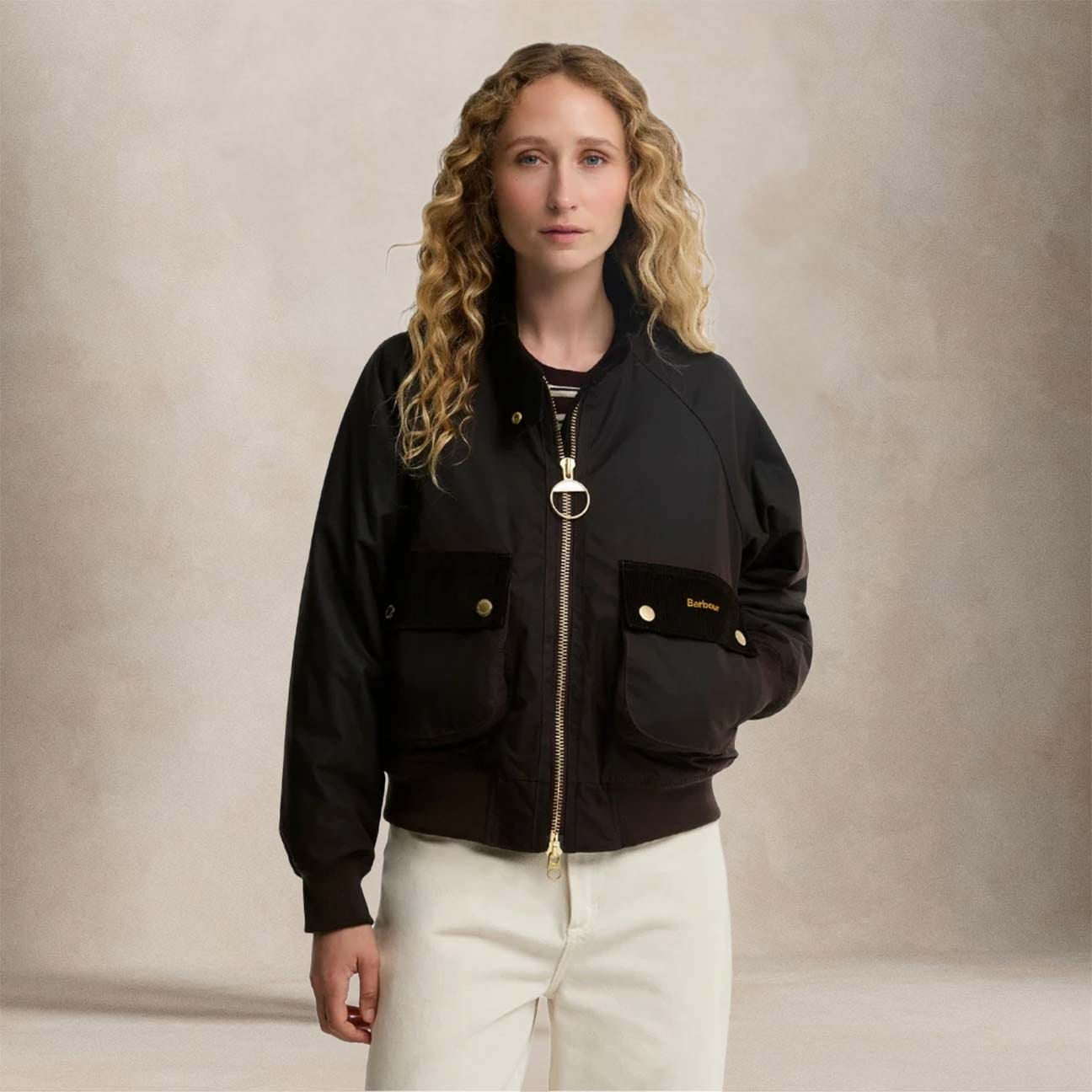 BARBOUR Giacca cerata donna Ivybridge Rustic