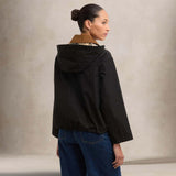 BARBOUR Giacca donna antipioggia Weaver Nero