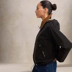 BARBOUR Giacca donna antipioggia Weaver Nero