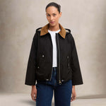 BARBOUR Giacca donna antipioggia Weaver Nero