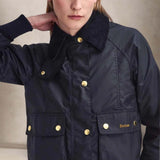BARBOUR Giacca donna  Beadnell Cropped Wax Nero