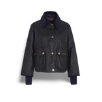 BARBOUR Giacca donna  Beadnell Cropped Wax Nero