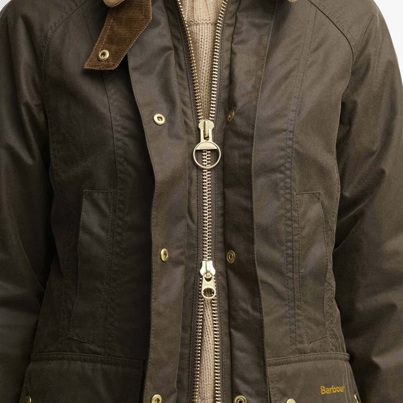 BARBOUR Giacca donna cerata Beadnells Icons Beech