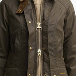 BARBOUR Giacca donna cerata Beadnells Icons Beech