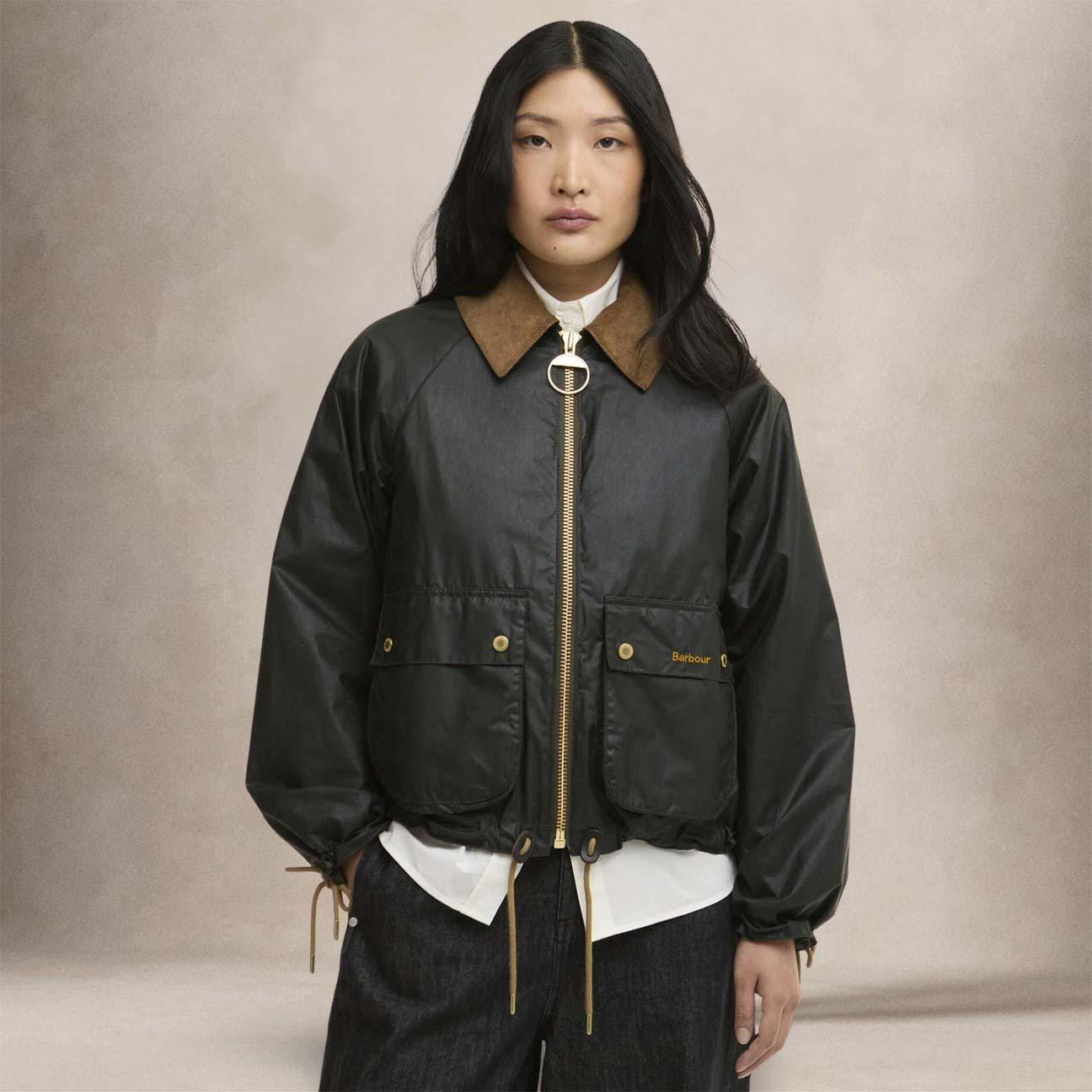 BARBOUR Giacca donna cerata Maron Olive