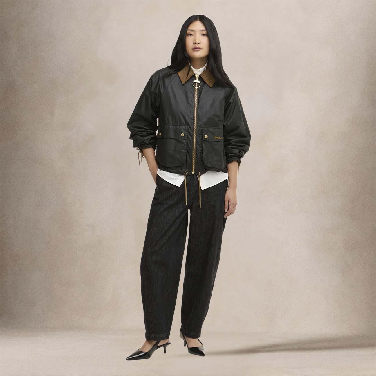 BARBOUR Giacca donna cerata Maron Olive