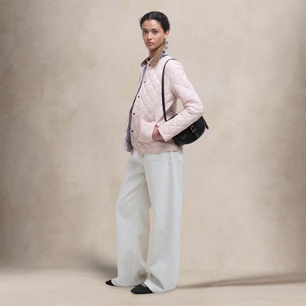 BARBOUR Giacca donna Deveron trapuntato Prim Rose