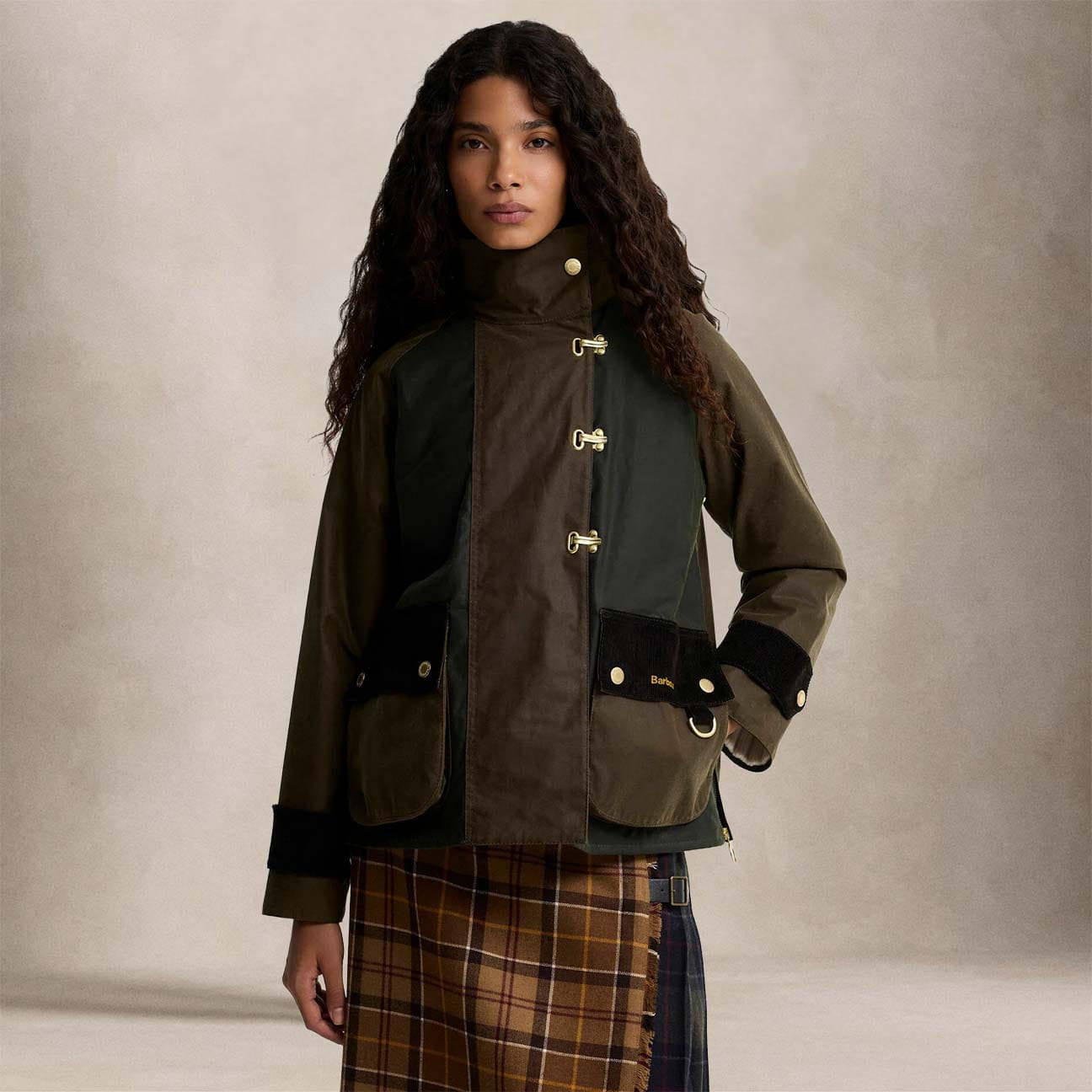 BARBOUR Giacca donna Hazelwood Beech Fern