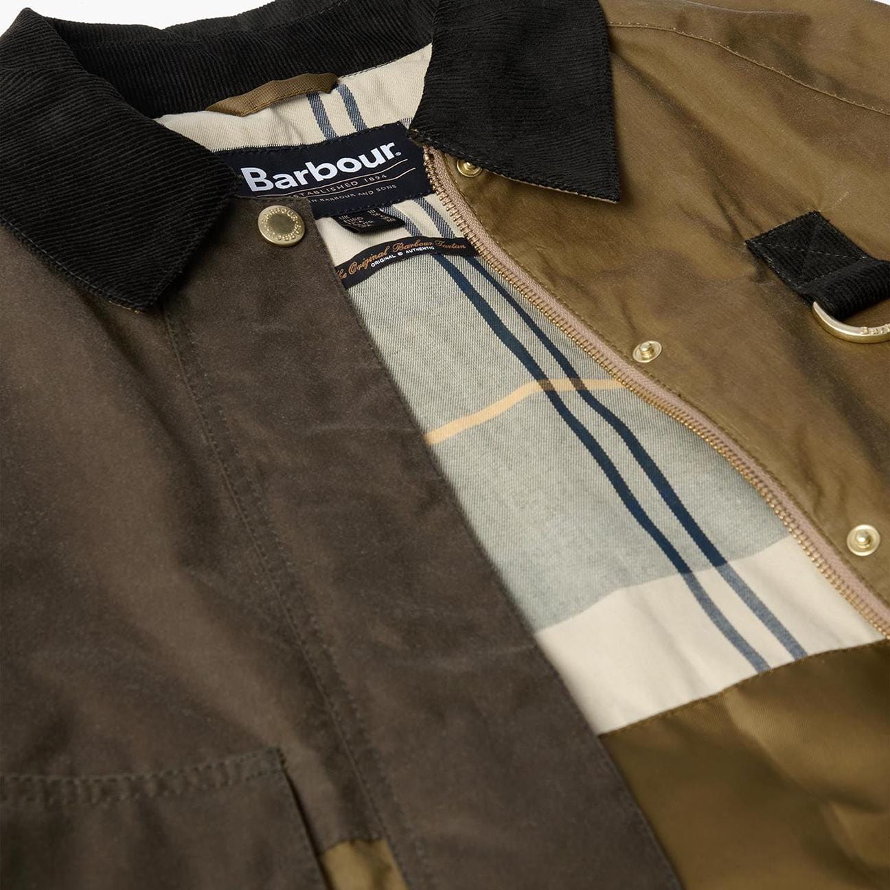 BARBOUR Giacca donna in cotone cerato Alma Sand