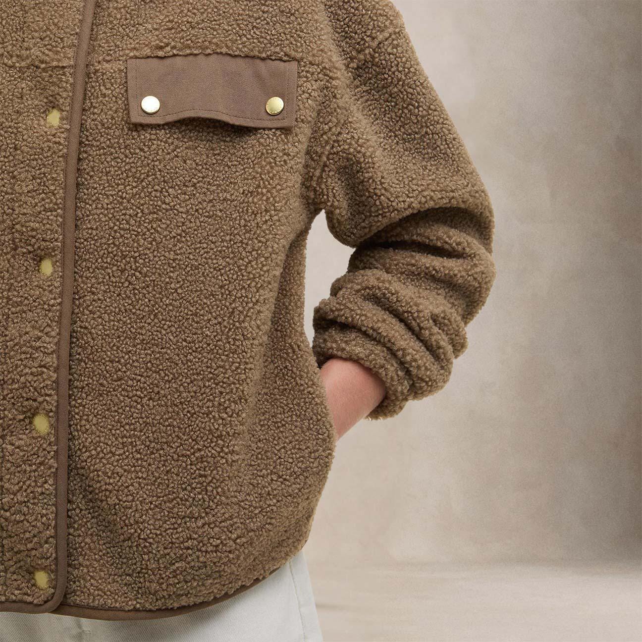 BARBOUR Giacca donna in pile Mabel Brown