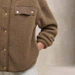 BARBOUR Giacca donna in pile Mabel Brown