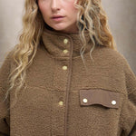 BARBOUR Giacca donna in pile Mabel Brown