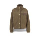 BARBOUR Giacca donna in pile Mabel Brown