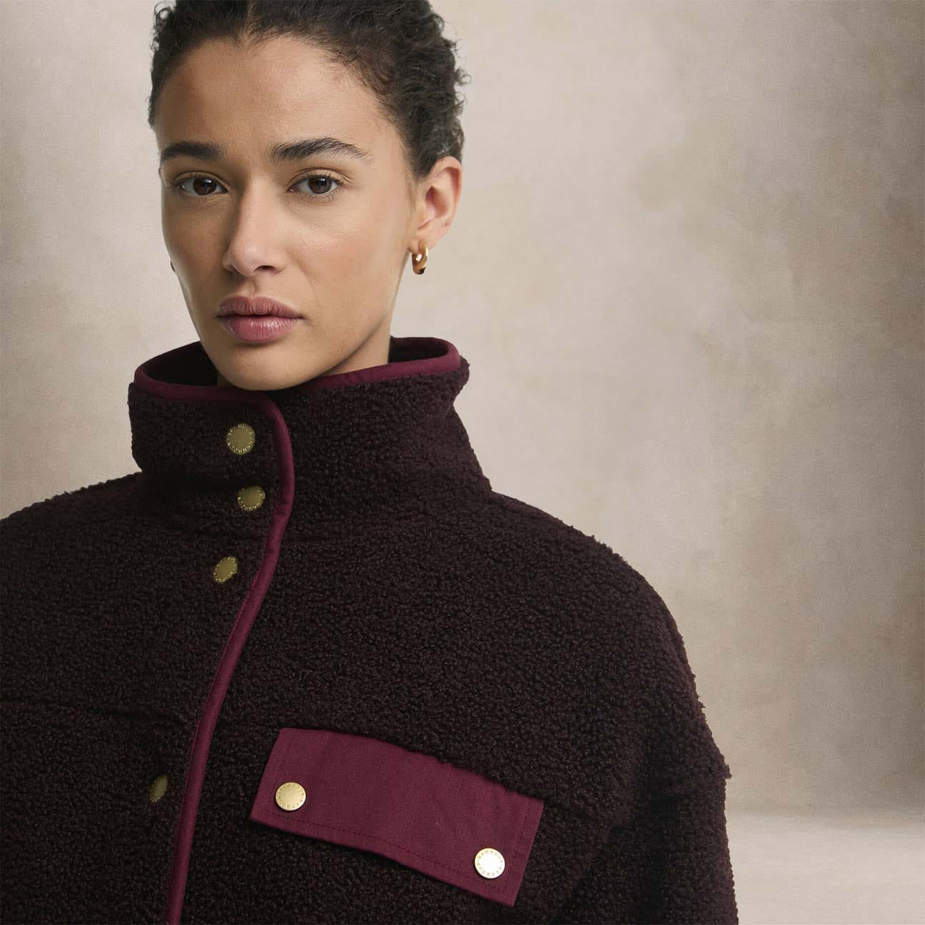BARBOUR Giacca donna Mabel Fleece Borde
