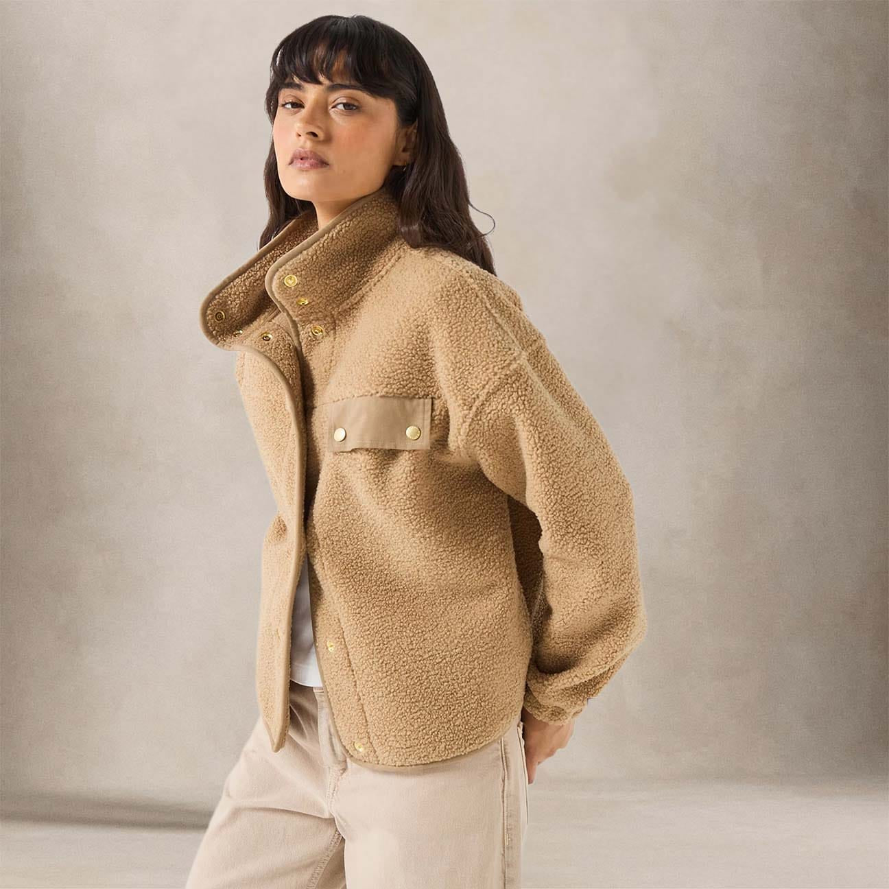 BARBOUR Giacca donna Mabel Fleece Sand