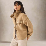 BARBOUR Giacca donna Mabel Fleece Sand
