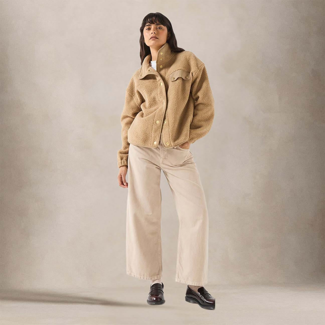 BARBOUR Giacca donna Mabel Fleece Sand