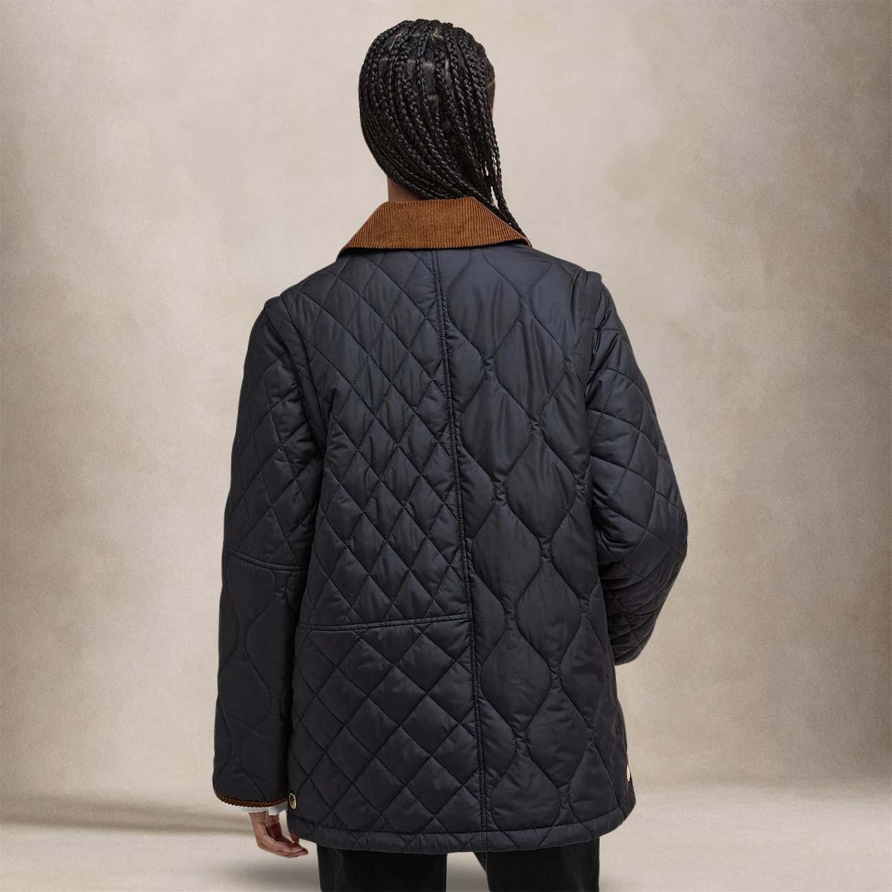 BARBOUR Giacca donna trapuntat Lorrie Nero