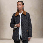BARBOUR Giacca donna trapuntat Lorrie Nero