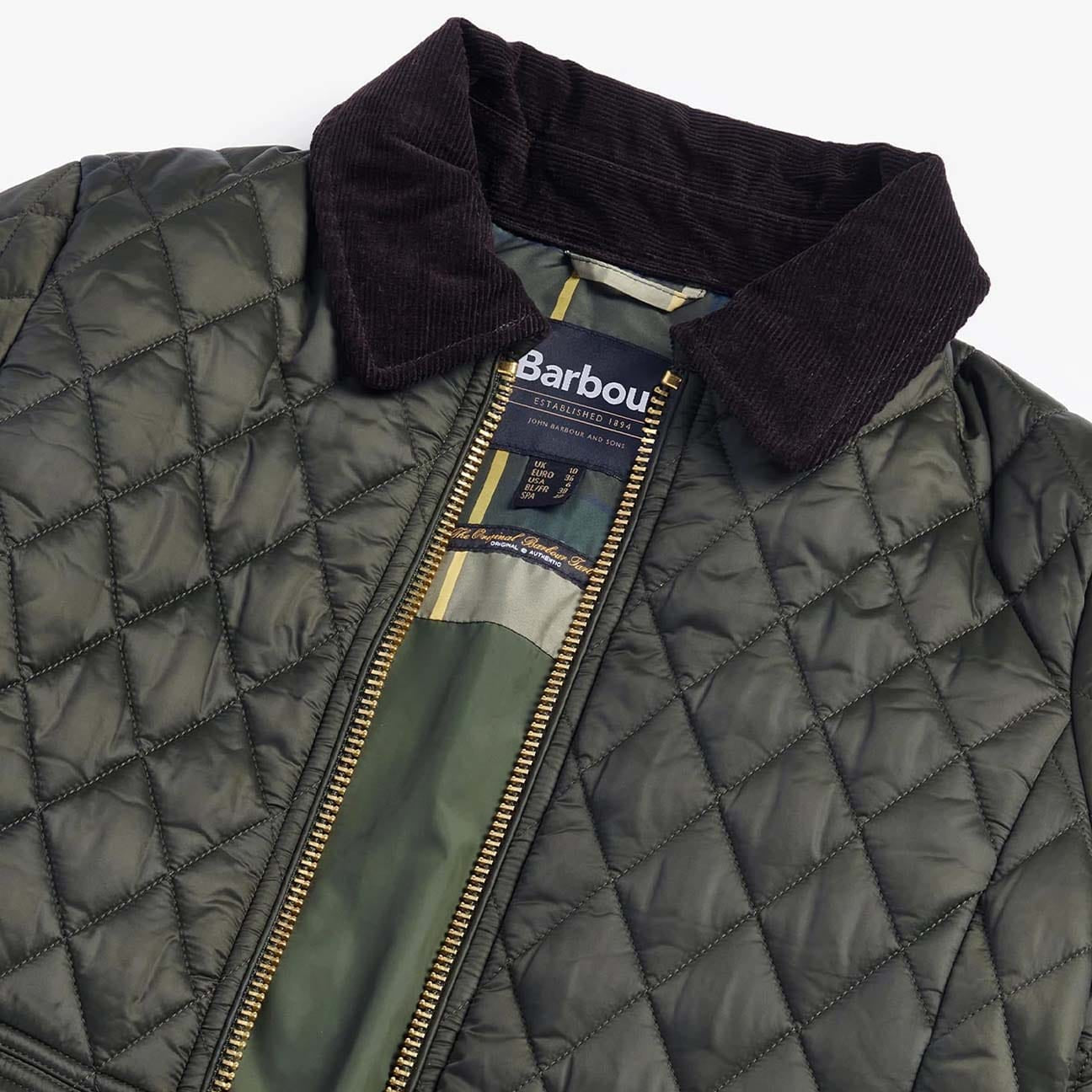 BARBOUR Giacca donna trapuntata Beadnell Sage