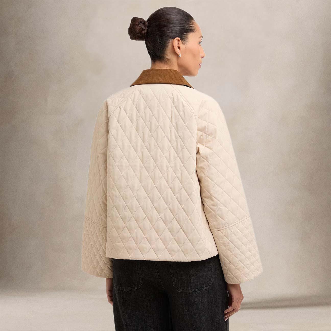 BARBOUR Giacca donna  trapuntata Kirby Beige