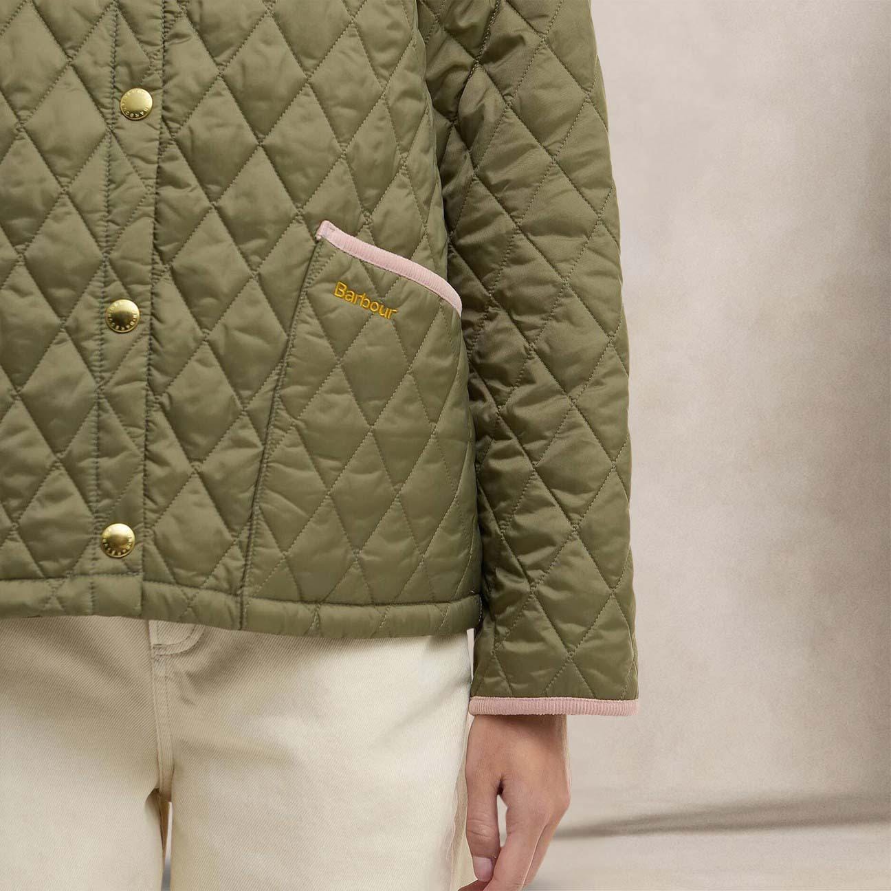 BARBOUR Giacca donna  trapuntata Liddesdale Cropped Icons