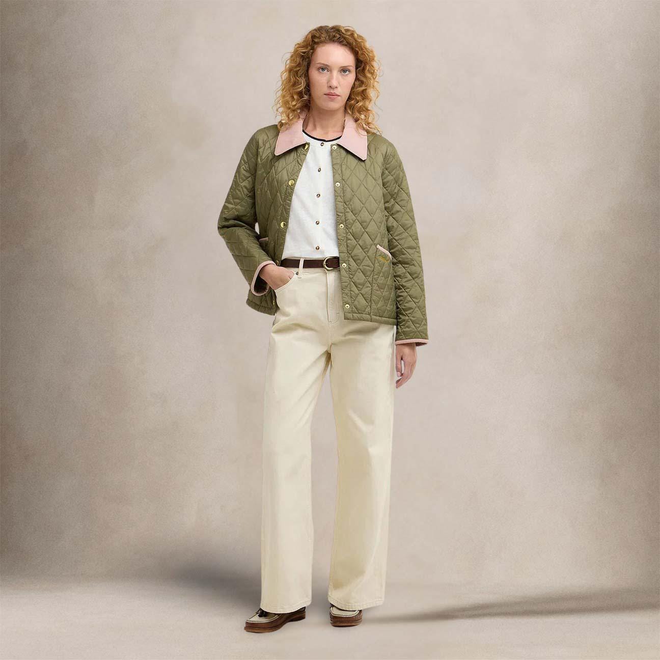 BARBOUR Giacca donna  trapuntata Liddesdale Cropped Icons