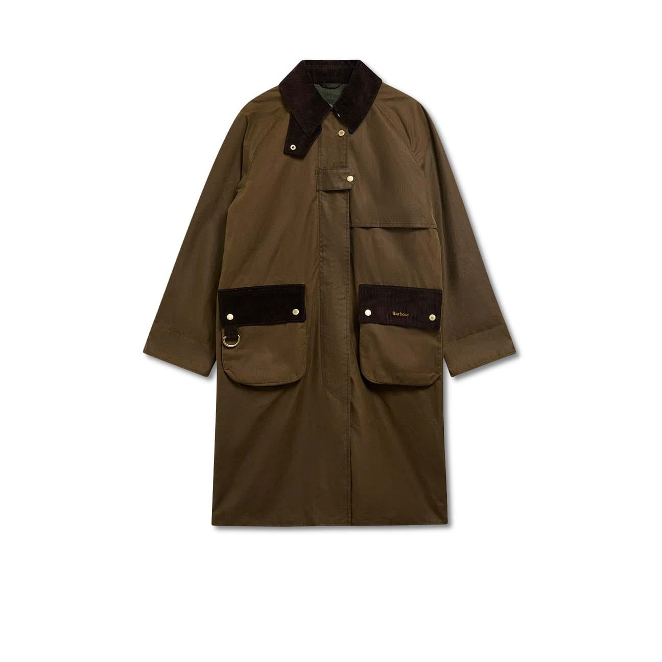 BARBOUR Giacca lunga donna Kirkless Sage