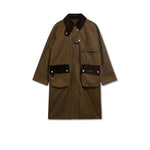 BARBOUR Giacca lunga donna Kirkless Sage