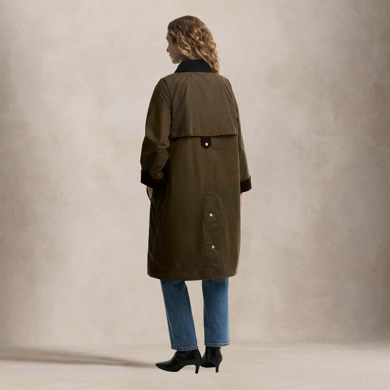 BARBOUR Giacca lunga donna Kirkless Sage