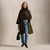 BARBOUR Giacca lunga donna Kirkless Sage