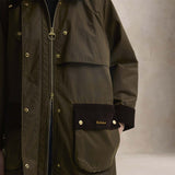 BARBOUR Giacca lunga donna Kirkless Sage