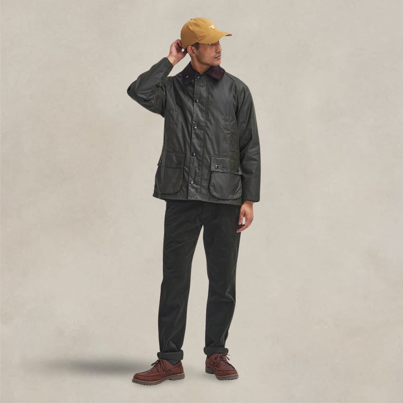 BARBOUR Giacca uomo Bedale Olive