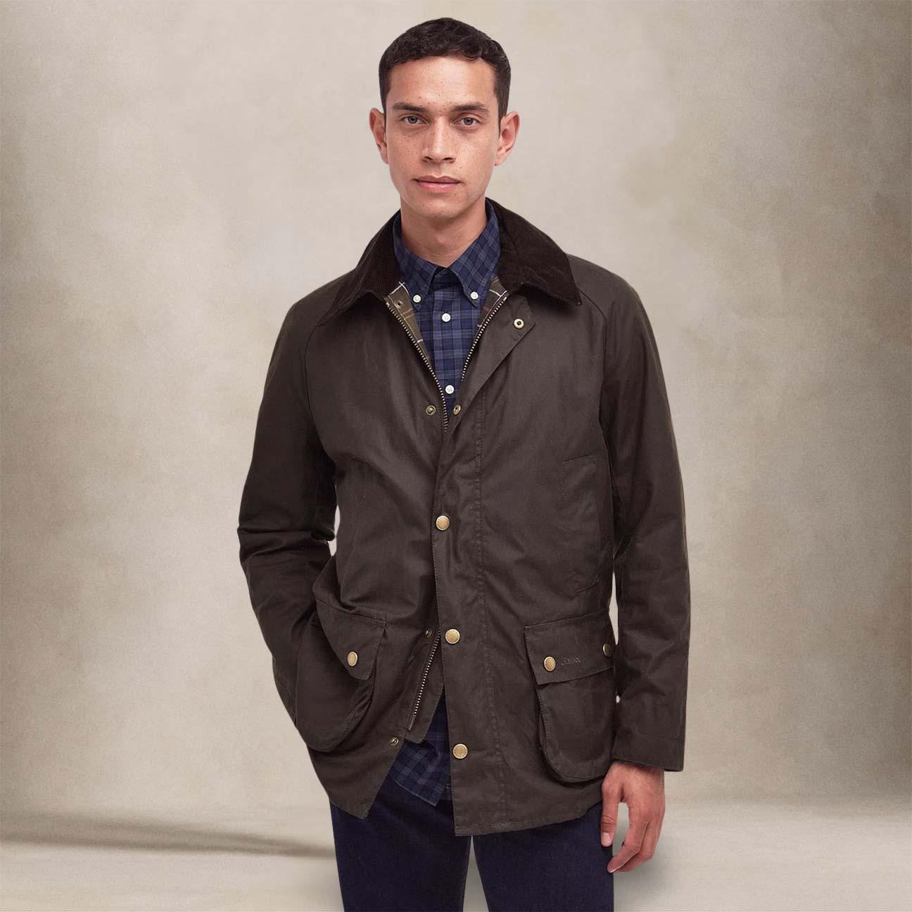 BARBOUR Giacca uomo cerata Ashby Olive
