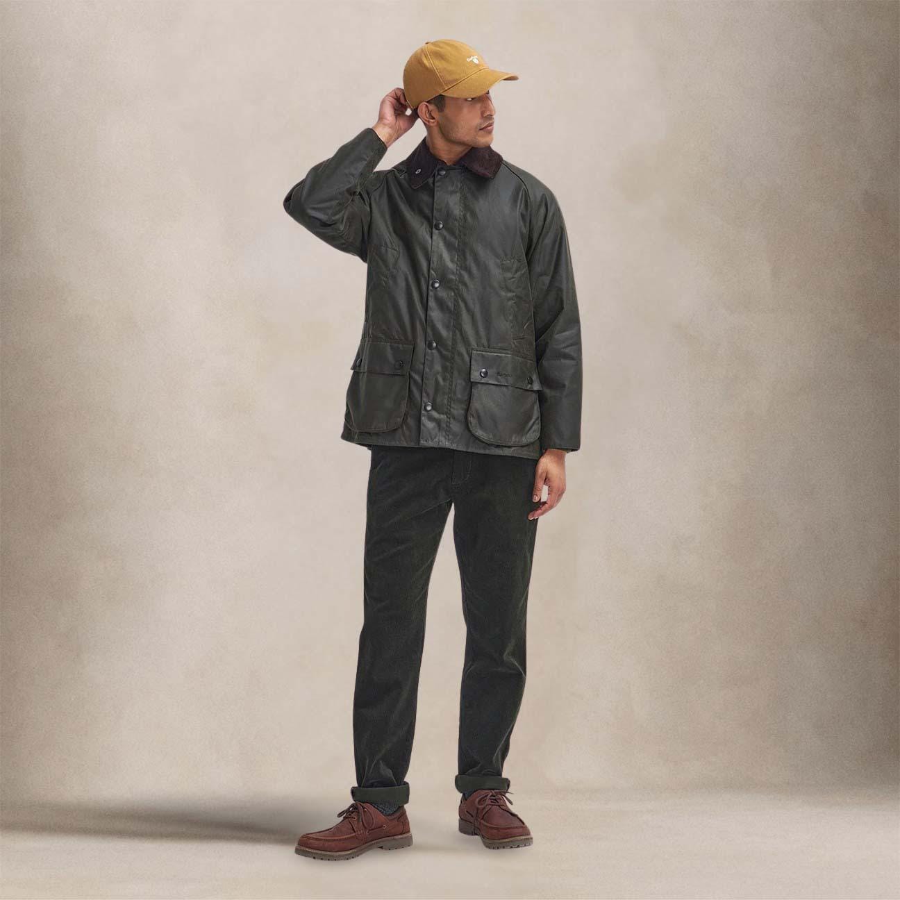 BARBOUR Giacca uomo cerata Bedale Archive Olive
