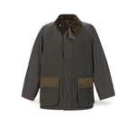 BARBOUR Giacca uomo cerata Patchwork Bedale oversize Sage