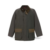 BARBOUR Giacca uomo cerata Patchwork Bedale oversize Sage