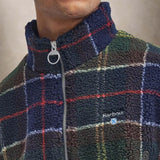 BARBOUR Giacca uomo in pile sherpa Tartan Classic