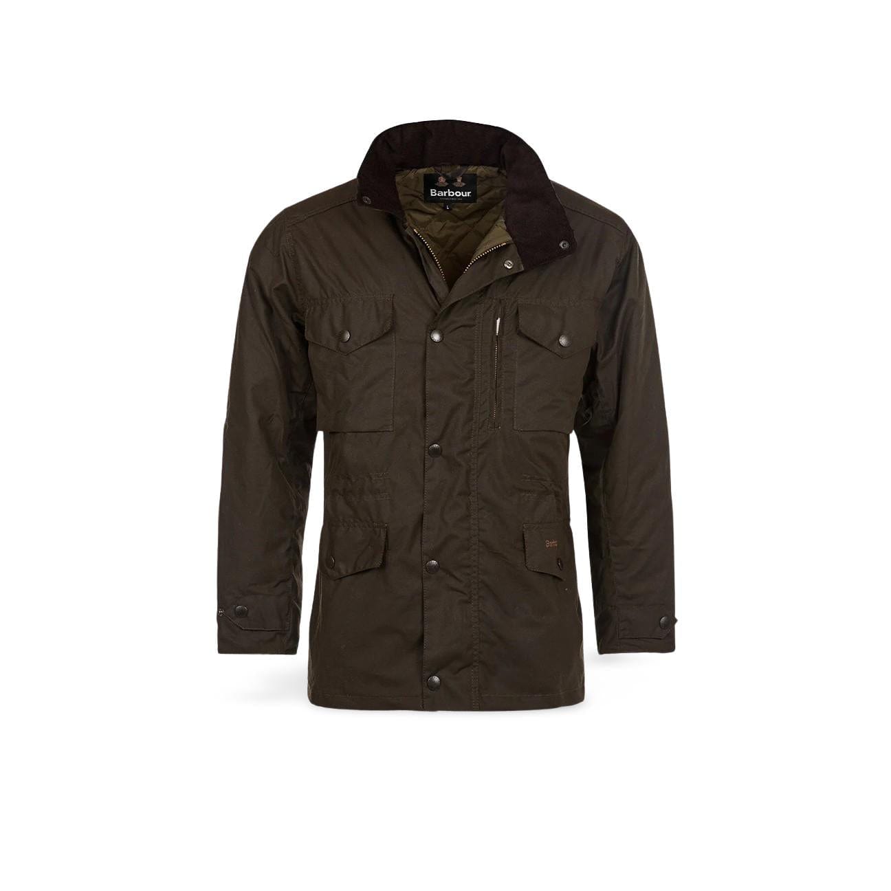 BARBOUR Giacca uomo Sapper Wax Olive