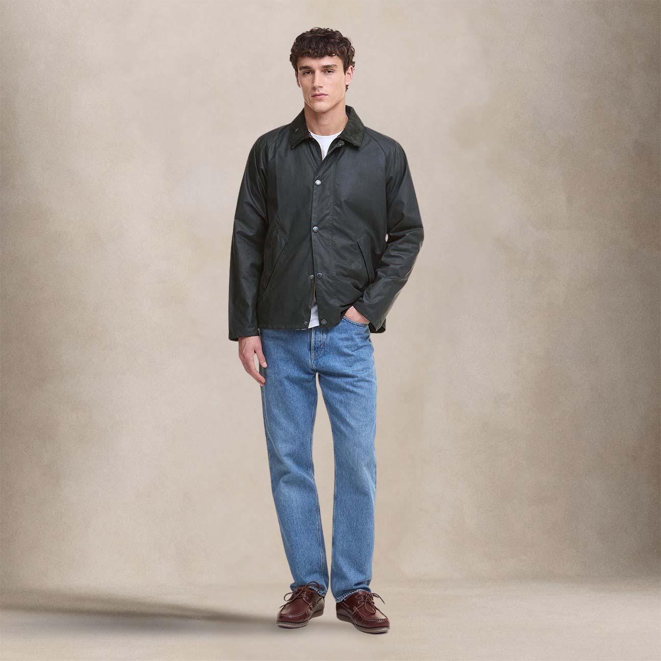 BARBOUR Giacca uomo Tracker Waxed Sage