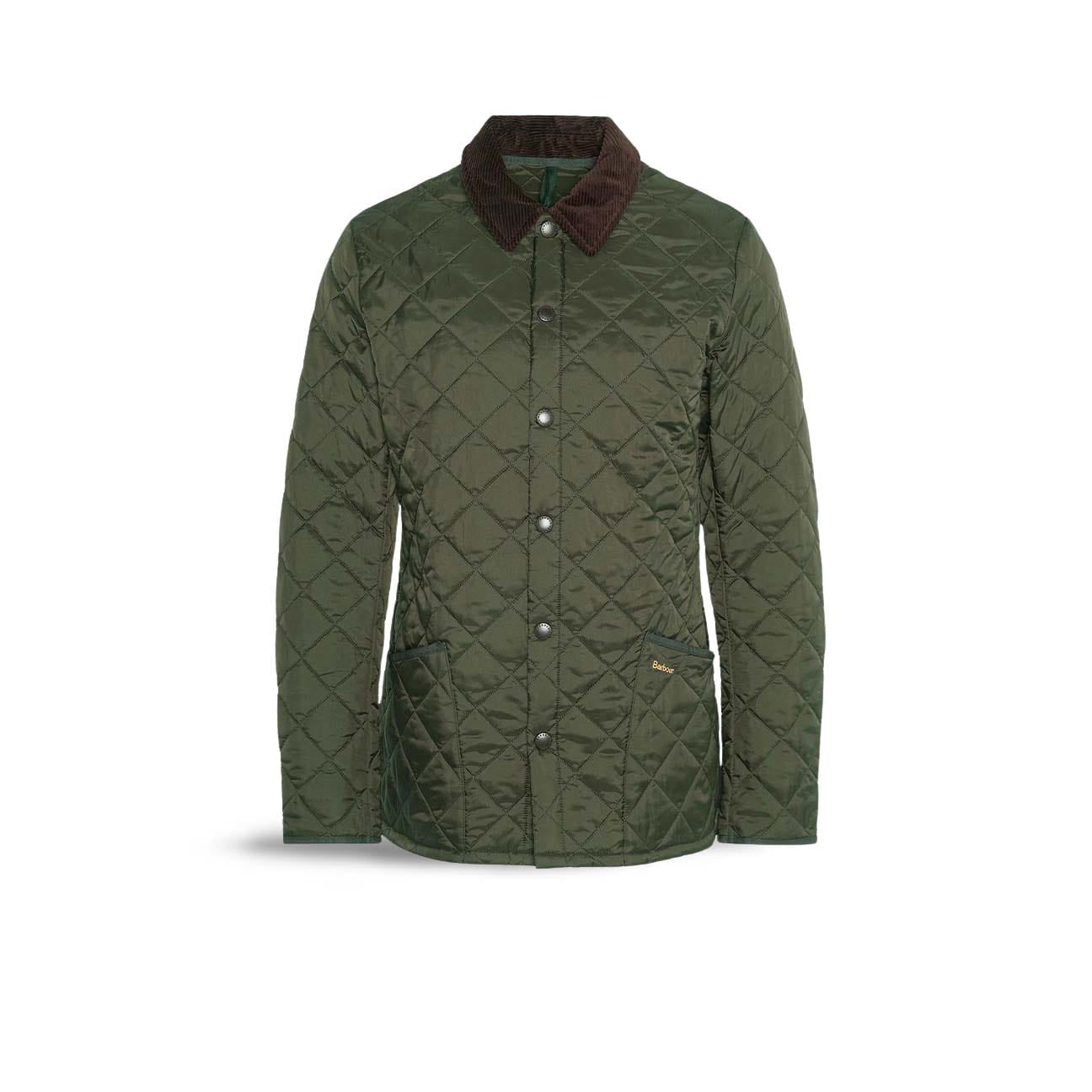 BARBOUR Giacca uomo trapuntata Heritage Liddesdale Olive